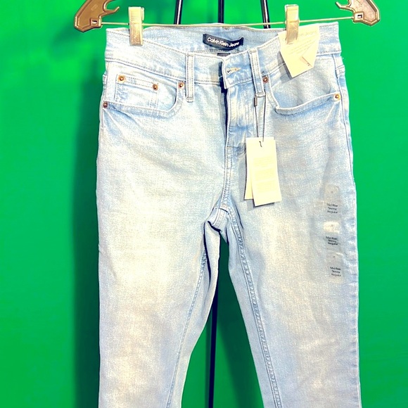 25 Jeans Calvin Klein Mid Rise Skinny - Picture 6 of 10